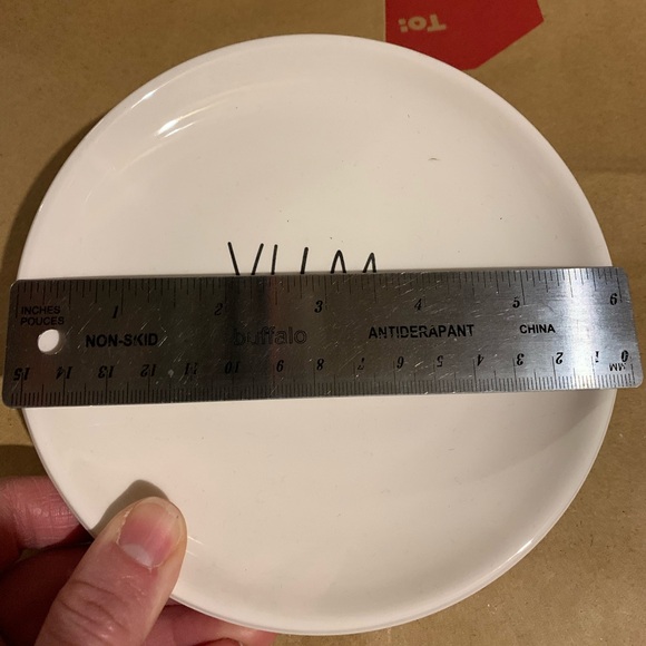 Rae Dunn Rounds | Side Plates | Snack Plates - Picture 2 of 2